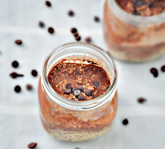 Chocolate Almond Butter Overnight Oats